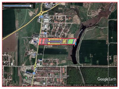 PUZ aprobat,  zona mixta Comercial si Rezidential.